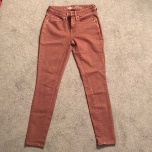 Dusty rose jeans